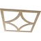Ekena Millwork Statesman Wood Fretwork Pierced Ceiling Medallion, Hickory, 26"OD x 16 5/8"ID x 3/8"T CMWP26X26X0375STHI - alternate 3